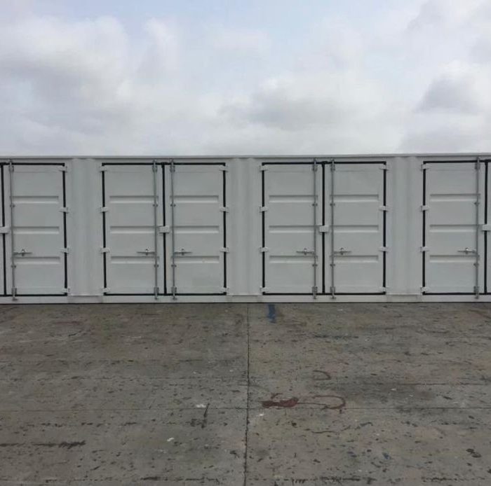 Módulo de almacenamiento 40 Pies Acceso Lateral Completo Blanco (9′ 6″)