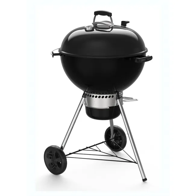 Weber GBS E-5750 Parrilla Carro Charcoal (fuel) Negro, Plata