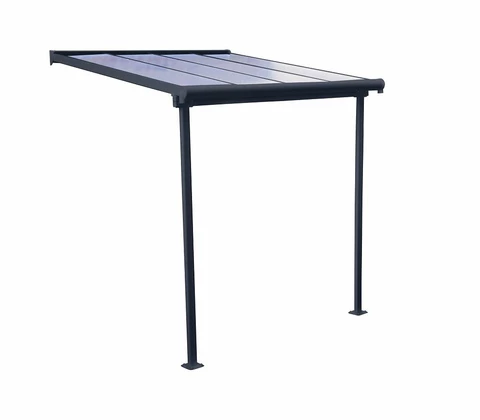 Marquesinas de aluminio para terraza Sierra - Canopia gris 2,3 x 2,3 m