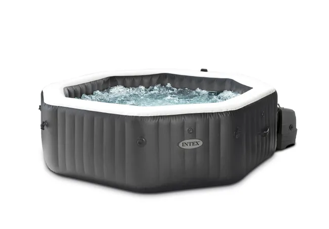 Spa de exterior hinchable Deluxe INTEX de Ø con 4 plazas 201 x 71 cm