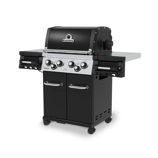 Grill de carbón a gas BROIL KING Regal 490 – 4 quemadores, 13.2 kW, ideal para más de 10 personas