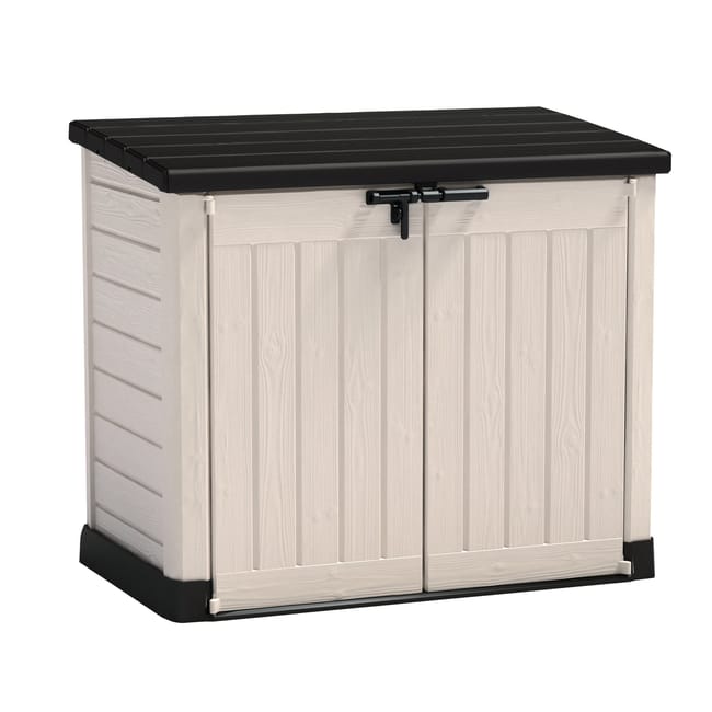 Arcón de exterior de resina Conquer Shed 1200L 146x125x82 cm