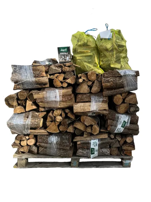 Suministro de madera leña de roble de 340 kg