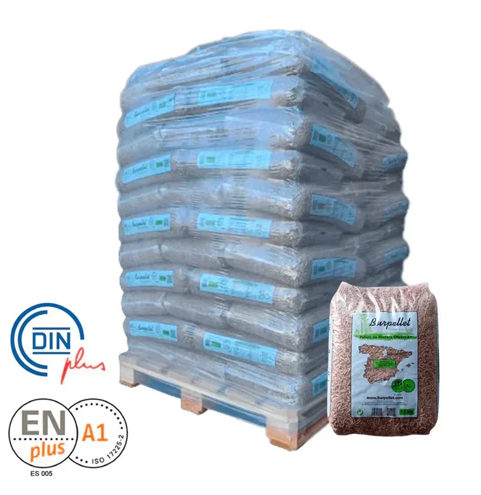 Burpellet - 5 Palet - 385 Sacos certificado Enplus 15 kg