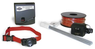 Recinto radio para fuga para cani