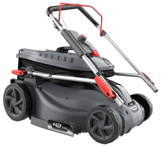 Cortacésped a batería STERWINS 36V 5Ah, larghezza de corte 42 cm