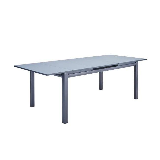 Mesa de jardín extensible Odyssea 100x180/240 cm antracita Naterial