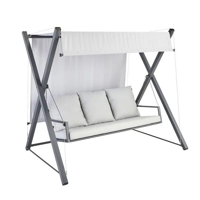 Altalena de jardín Odyssea, materiale gris