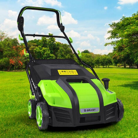 Arieggiatore eléctrico BRAST 2000 W, ancho de trabajo 40 cm, ampio cestello de raccolta para erba fino a 1000 m²