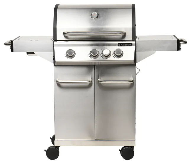 Barbacoa a gas NATERIAL Hudson con 3 fuochi y potencia 13,5 kW