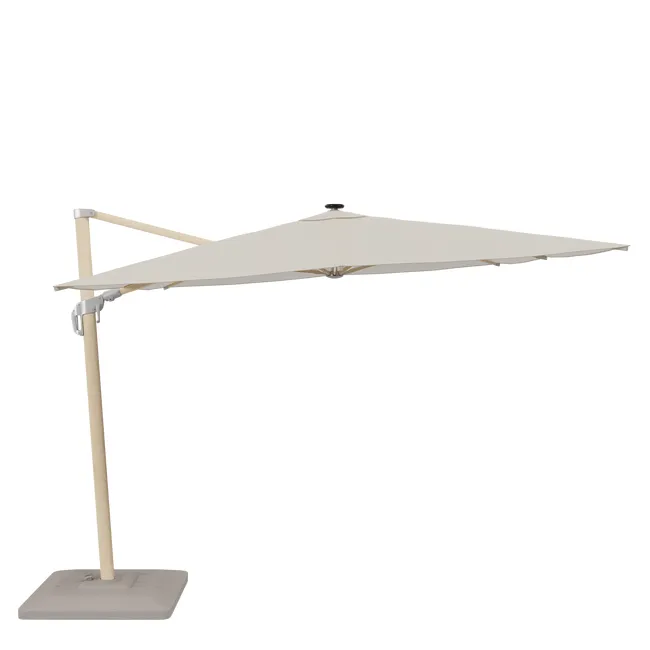 Parasol de jardín Sonora 280x390x274 cm con LED blanco Naterial