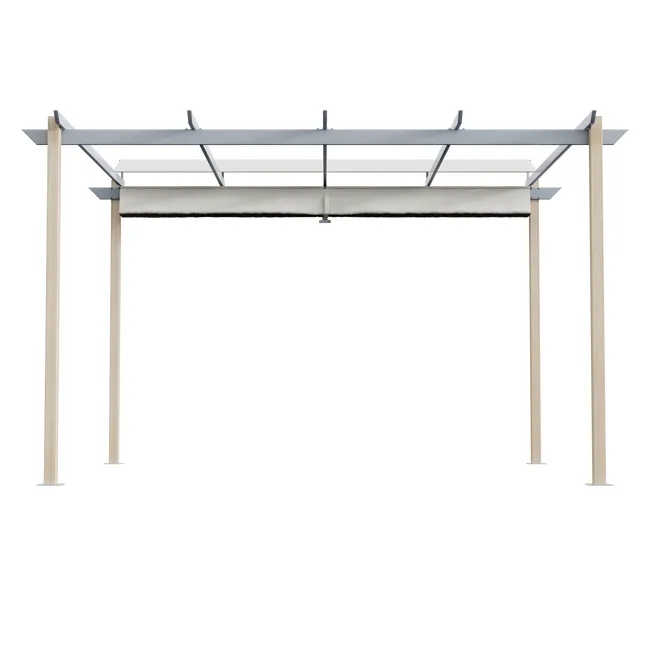 Pérgola en Aluminio Naterial Omega 282X400Cm