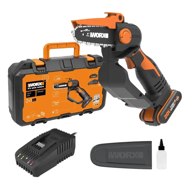 Guida motosierra WORX WP342E 12cm 20V