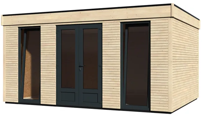 Capannone en madera Eco Lodge de 480x250x365 cm y 18,14 mq