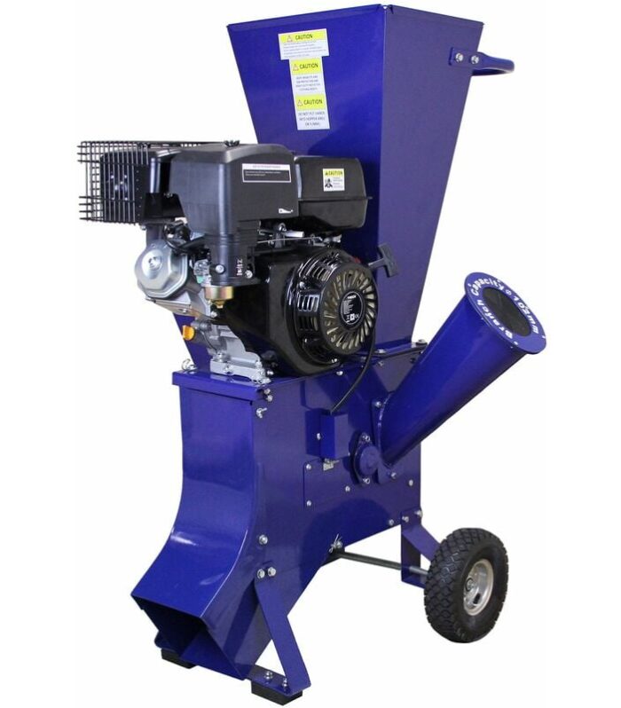Trituradora de rami, T-Mech 420cc 15 HP Trituradora de foglie de alberi para giardinieri y paesaggisti professionisti