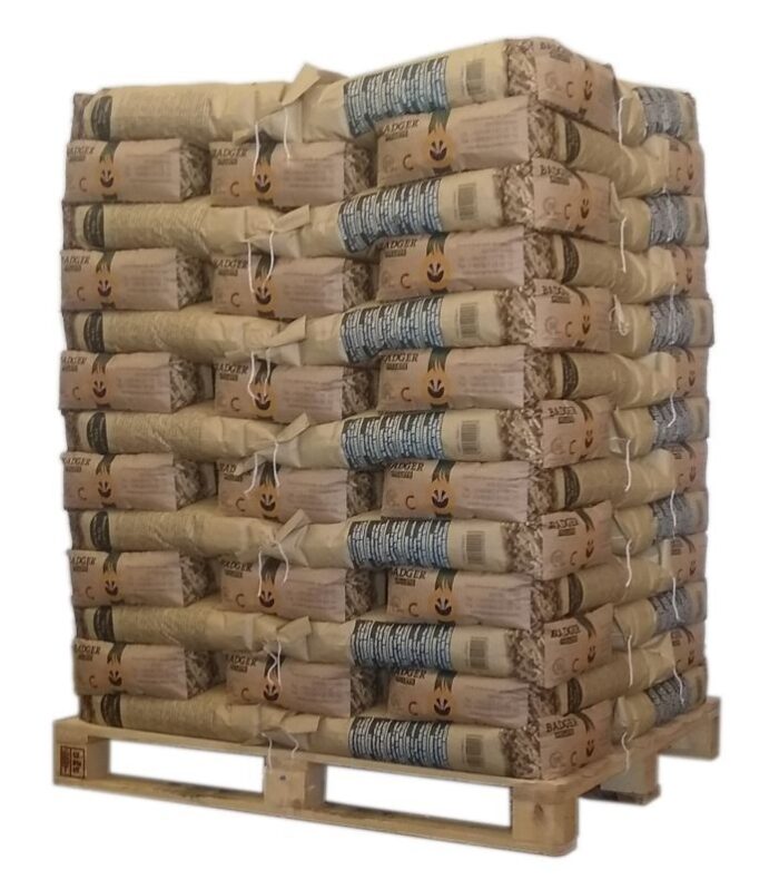Pellet Badger – Palet de 65 sacos de 15 kg
