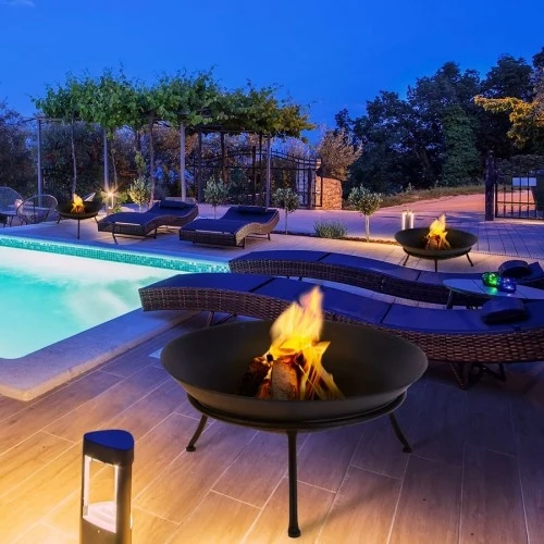 BEAUTY DUNO Braciere negro - Diametro 57 cm