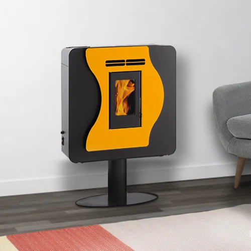 Estufa a pellet impermeabile EMAFLAM LUNA de 6 kW