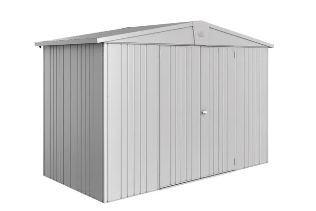 Caseta de metal plata Europa de 316x209x156 cm y 4.92 m2