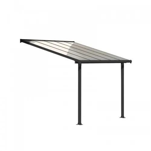 Pérgola adosada Olympia 307x294 blanco