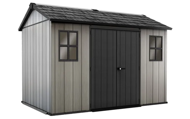 Caseta de resina Oakland 11x7,5 de 350x242x229 cm y 6,51 m²