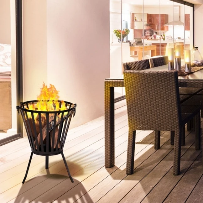 Set de 2 bracieri MODERNI PHUKET Negro